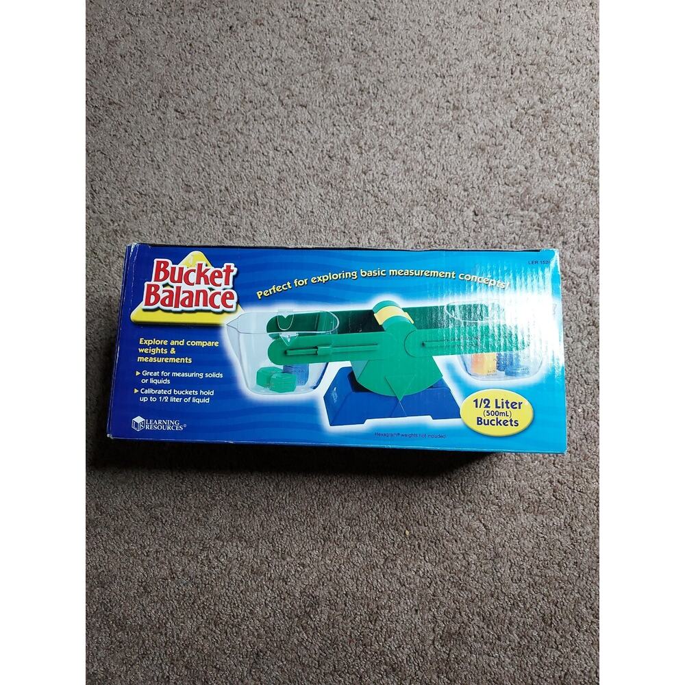 Learning Resources Bucket Balance Teaching Scale Science Math Class homeschool